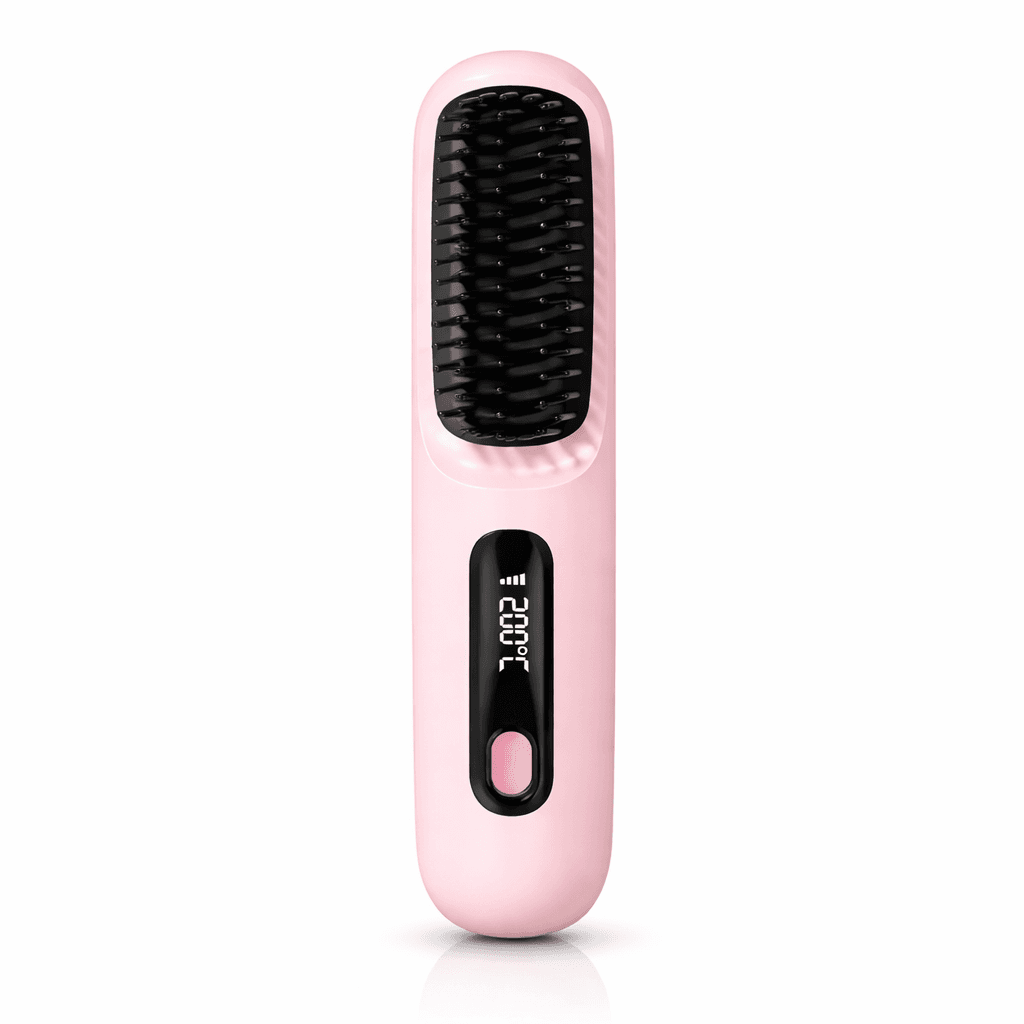 Cordless Hair Straightener Brush, Haircare by Lumavir, thumbnail 3
