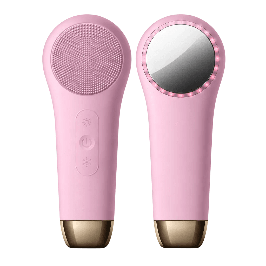 Electric Silicone Facial Cleansing Brush With Heating & Cooling Modes, Skincare by Lumavir