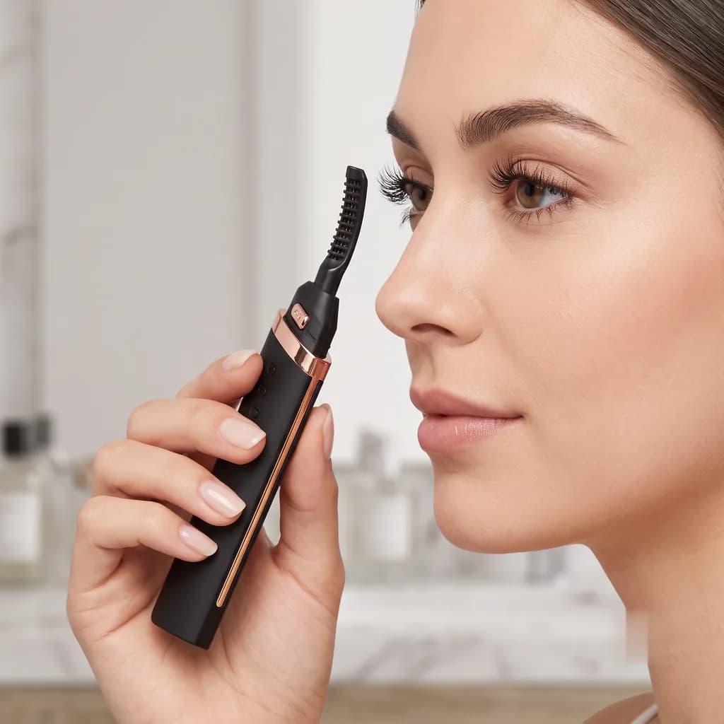 Rechargeable Heated Eyelash Curler, Skincare by Lumavir, thumbnail 3
