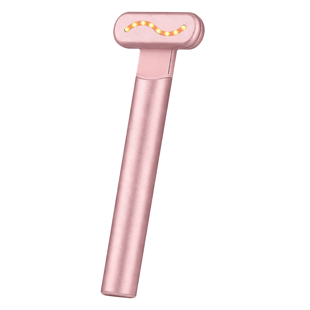 4-in-1 LED red light therapy skincare wand, an at-home beauty device by Lumavir